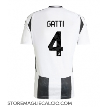 Juventus Federico Gatti #4 Maglia Gara Casa Repliche 2024-25 Maniche Corte